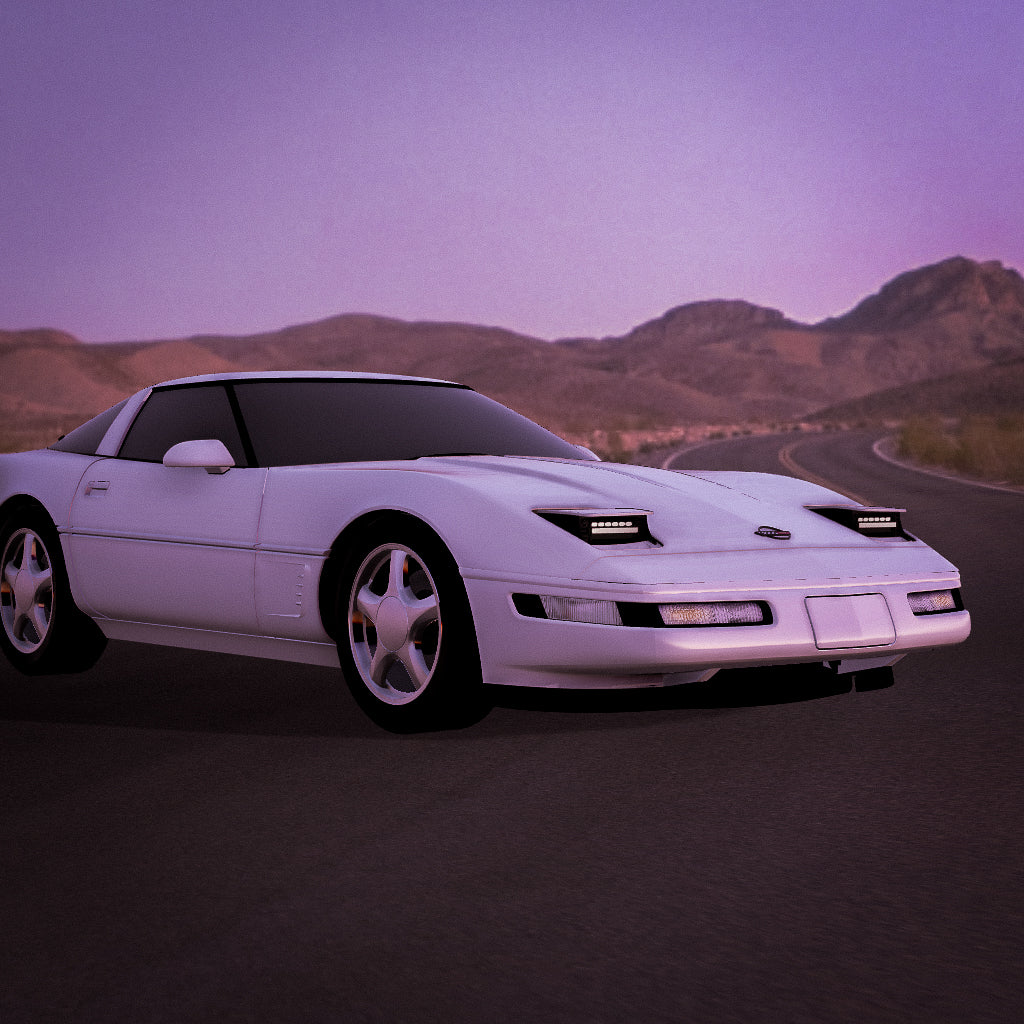 NightHawk Headlights - Sleepy Eyes for C4 Corvette (1984-1996)