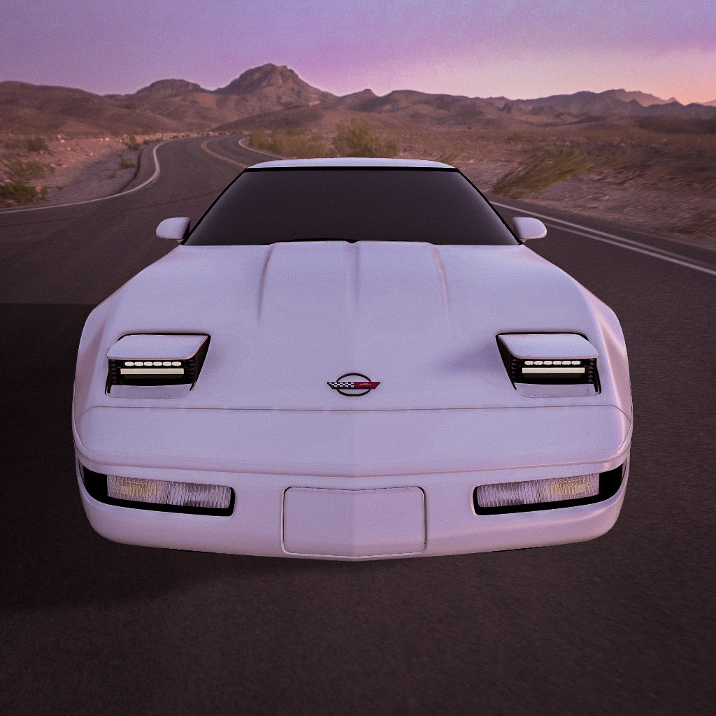 NightHawk Headlights - Sleepy Eyes for C4 Corvette (1984-1996)